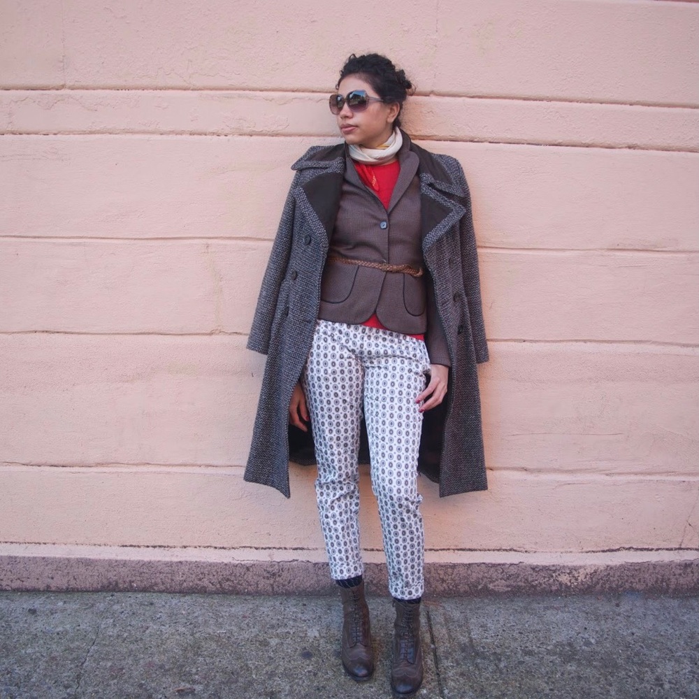 United Colors of Benetton Tweed Coat